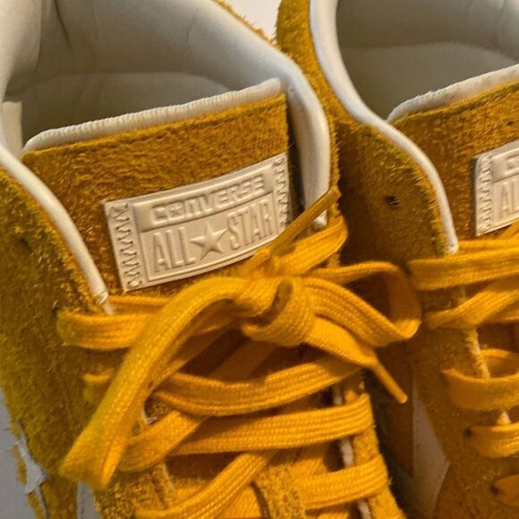 Limited release Converse Pro ’76 “Vintage Suede” Yellow Men’s 10 WMN 11.5 UNISEX - Picture 5 of 12